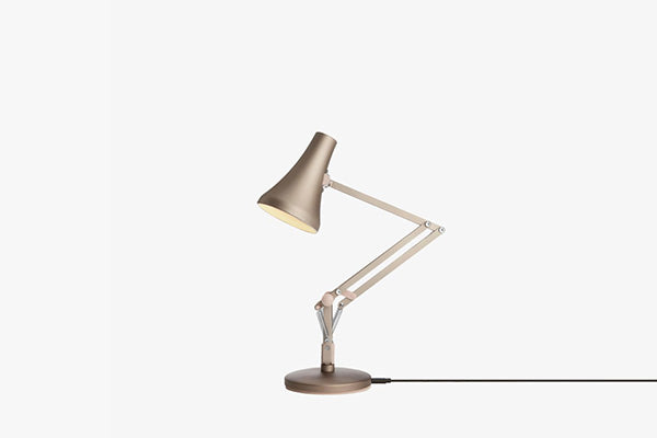 Anglepoise 90 Mini Mini Desk Lamp in Warm Silver
