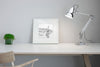Anglepoise Original 1227 desk lamp on a table